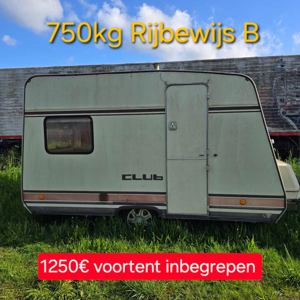 Caravane 750 kg, permis de conduire B, food truck, chantier, Entreprise