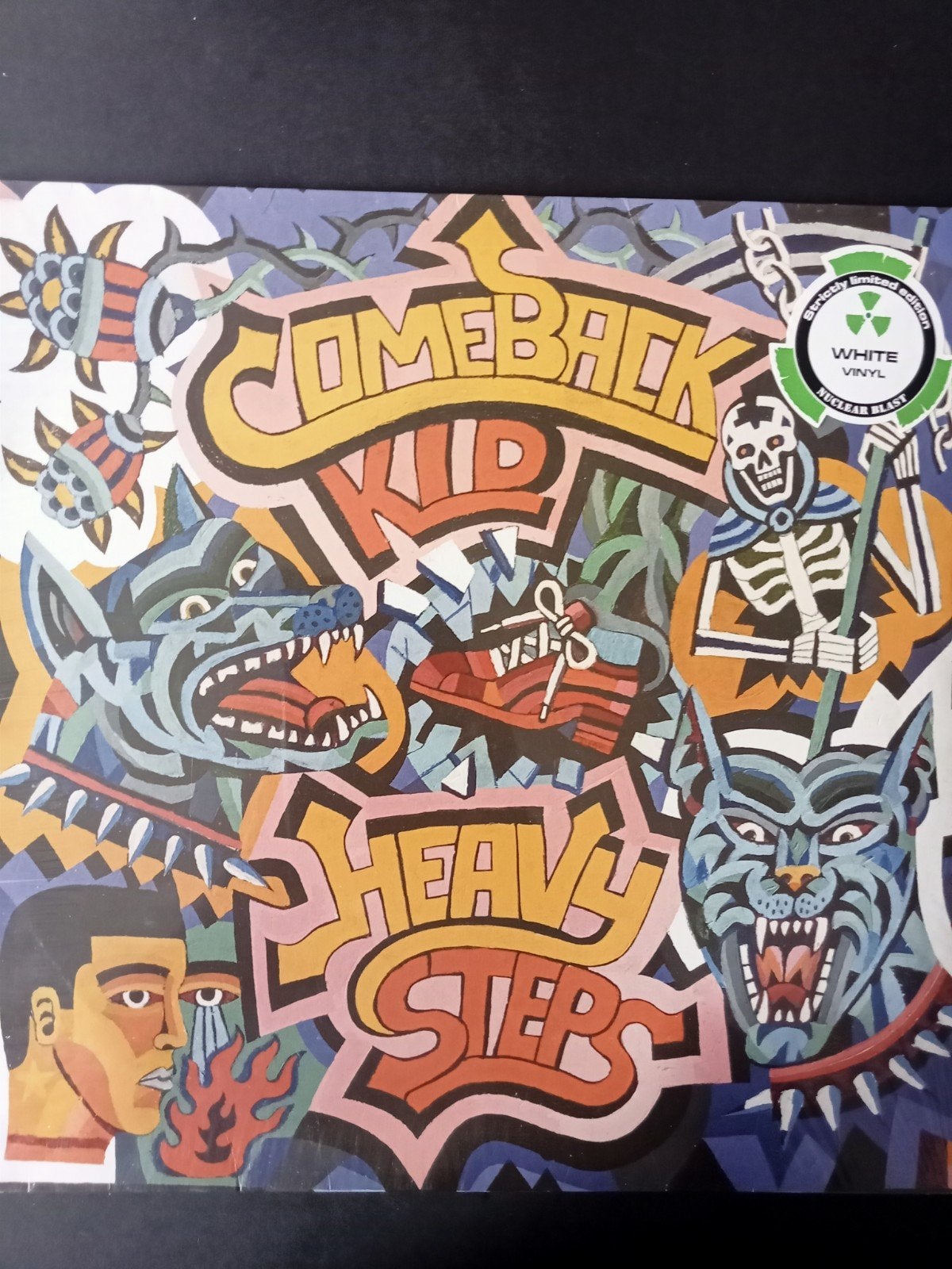 Comeback Kid, Lp Heavy Steps, wit vinyl, Ophalen of Verzenden, LP