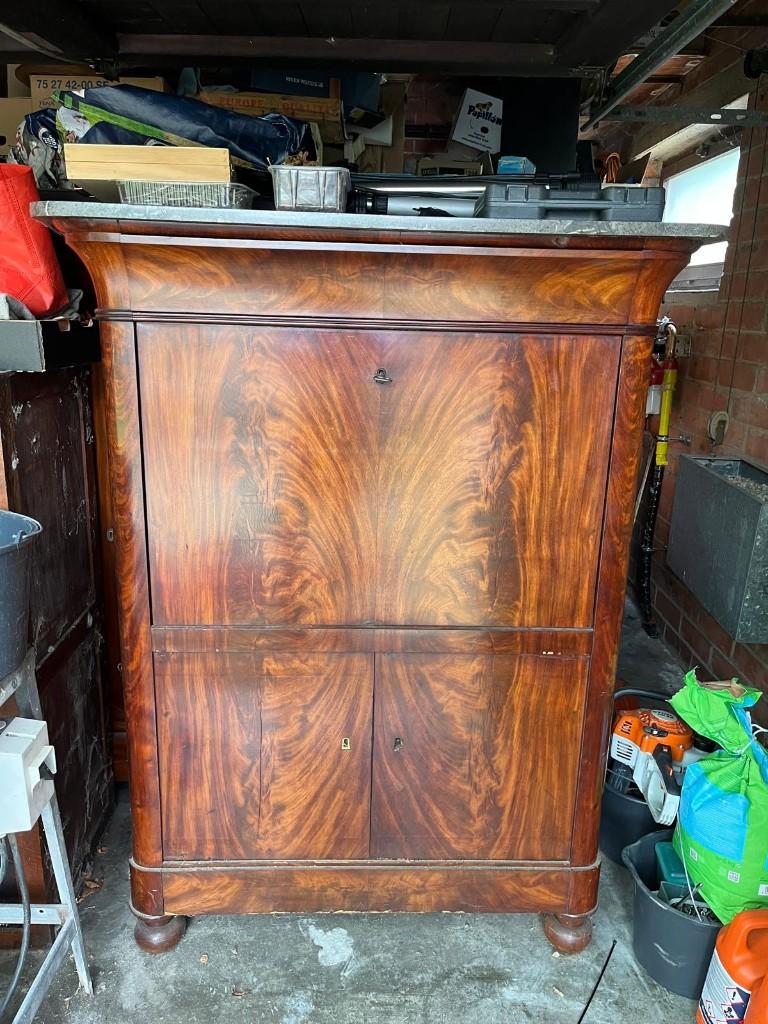 Antieke secretaire Louis Philippe, Antiek en Kunst, Ophalen