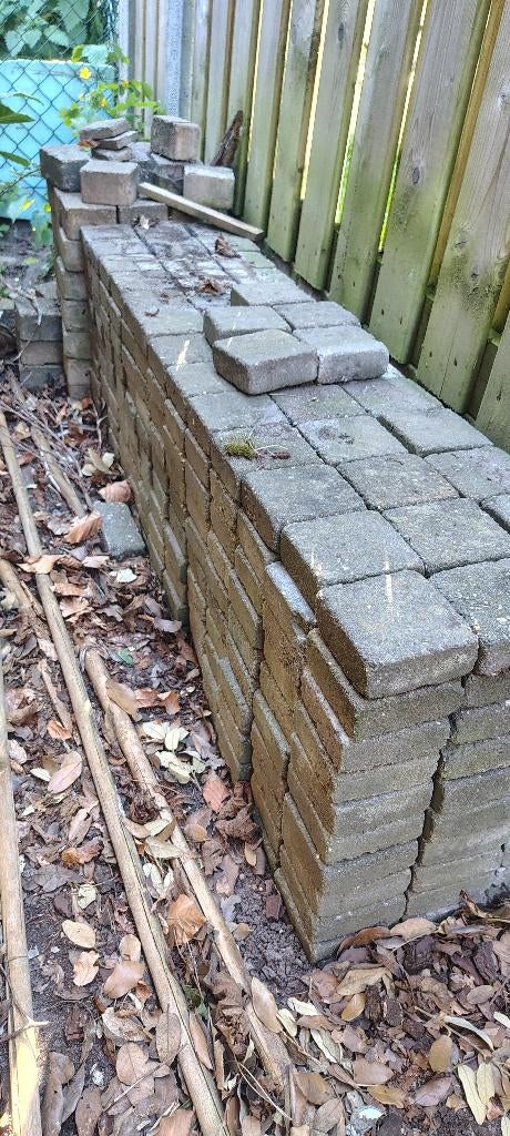 Gratis Klinkers, Tuin en Terras, Ophalen, Gebruikt, Beton, Klinkers