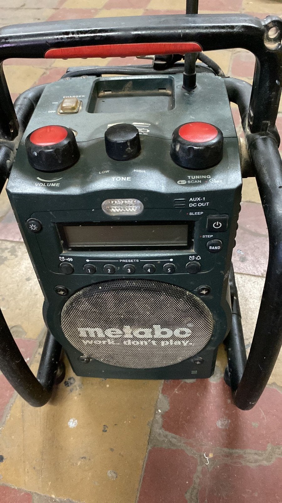 radio de chantier metabo