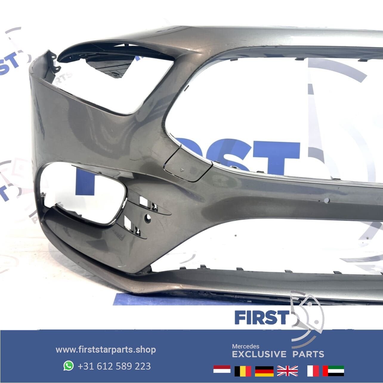 W177 VOORBUMPER Mercedes A Klasse AMG BUMPER 2018-2024 W177, Gebruikt, -, Voor, Ophalen of Verzenden