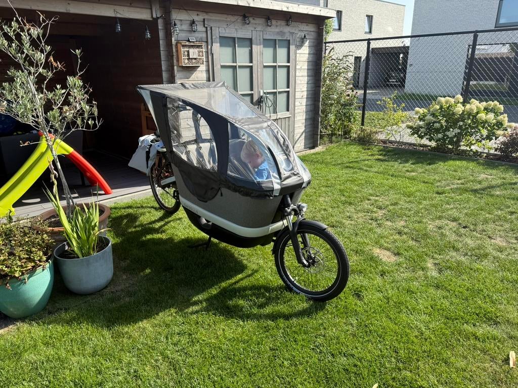 Bakfiets, Fietsen en Brommers, Ophalen, 3 kinderen, Elektrisch, Zo goed als nieuw