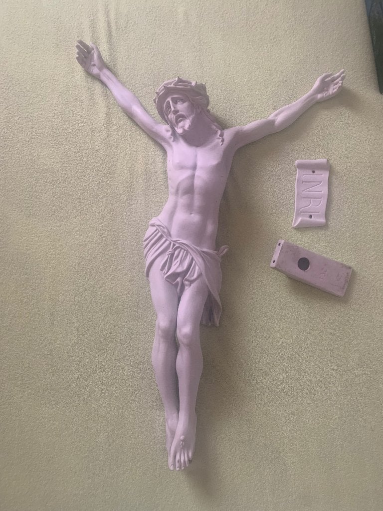Christusbeeld crucifix figuur, Antiek en Kunst, Ophalen