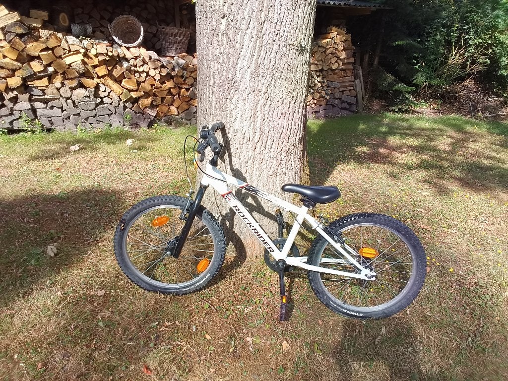 Fiets rockrider st 100 - 20inch, Fietsen en Brommers, Fietsen | Jongens, Ophalen, Gebruikt, Handrem, Rockrider (Decathlon)