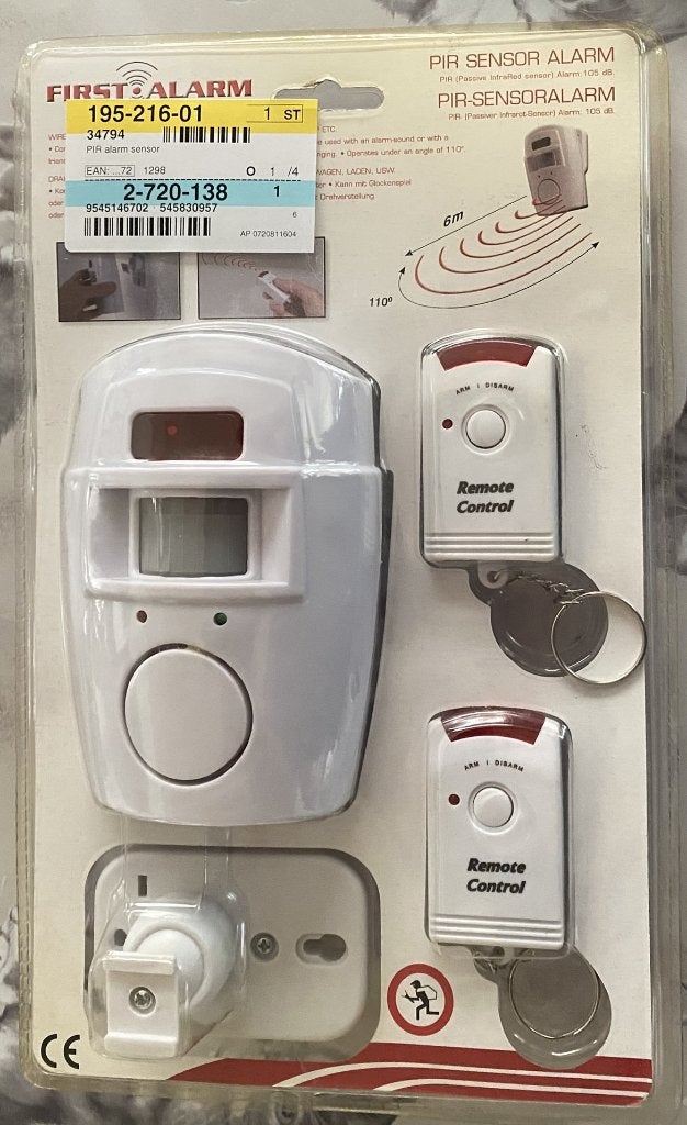 PIR-Sensor infrarood bewaking, Ophalen of Verzenden