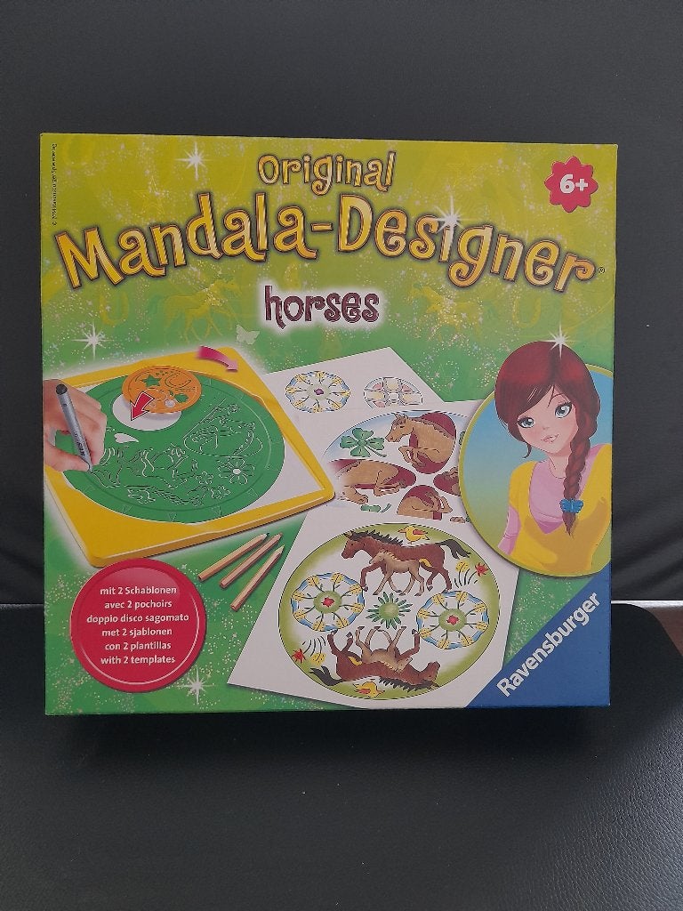 Mandala-Designer: Horses, Hobby en Vrije tijd, Ophalen of Verzenden, Gebruikt, Papier, Schets- of Tekenboek
