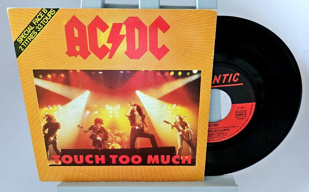 7" Single - AC/DC - Touch Too Much, Cd's en Dvd's, Gebruikt, Verzenden, 7 inch, Rock en Metal