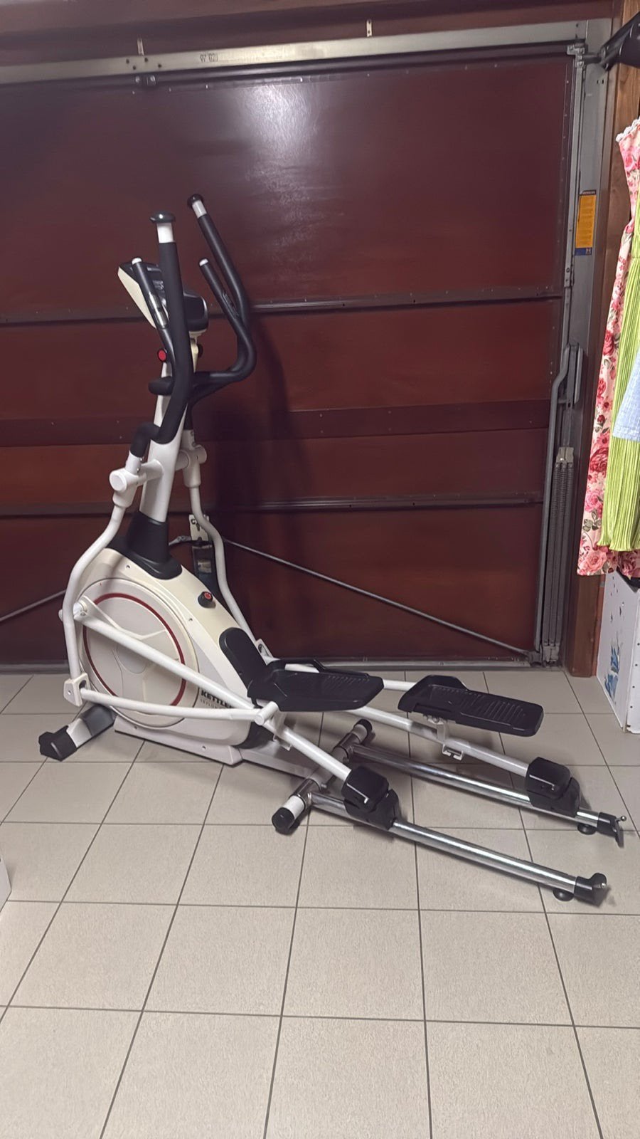 Vélo elliptique Kettler Skylon, pliable, très bon état, Enlèvement, Utilisé, Métal, Vélo elliptique