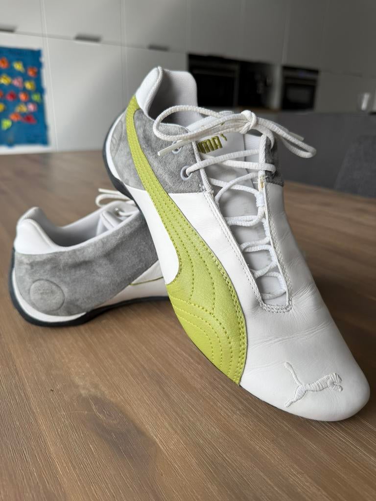 Puma - baskets blanches/vertes - taille 43, Vêtements | Hommes, Chaussures, Neuf, Enlèvement, Chaussures de sport, Blanc