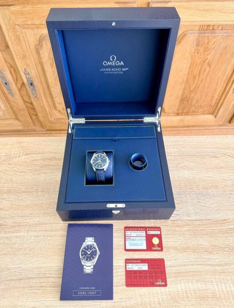 Omega Seamaster Aqua Terra James Bond 231.10.42.21.03.004, Ophalen, Nieuw, Omega