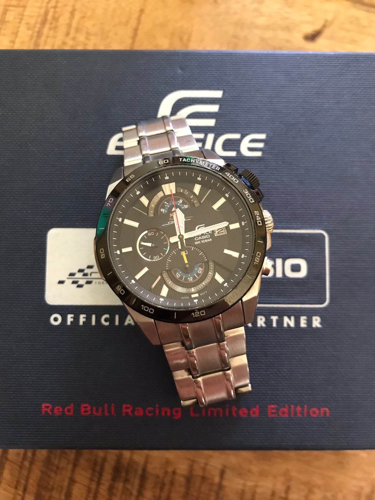 Casio Edifice - Red Bull Racing Limited Edition, Handtassen en Accessoires, Ophalen of Verzenden, Zo goed als nieuw, Casio