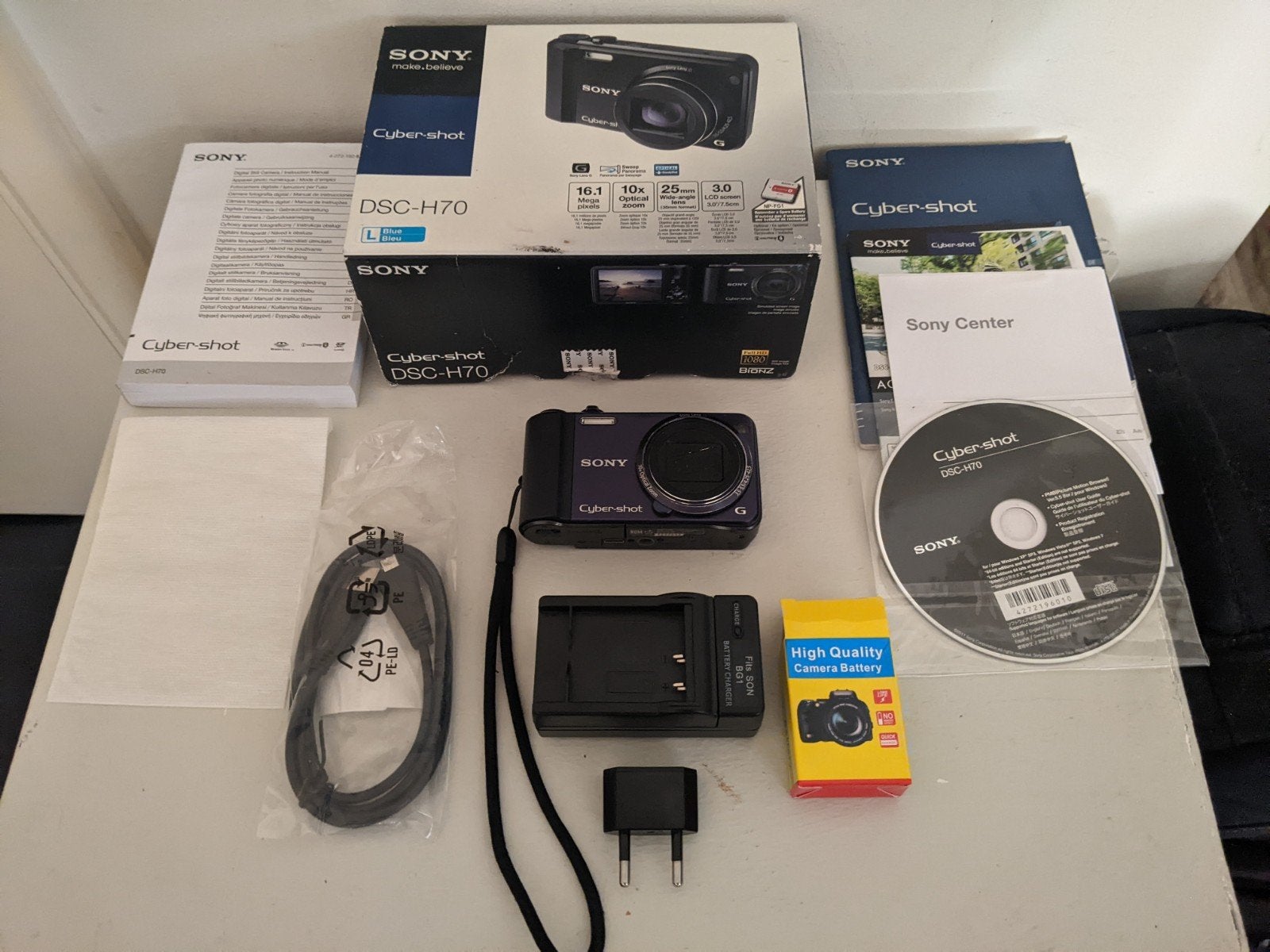 Sony DSC-H70 Digital Camera Compleet!!!, Ophalen of Verzenden