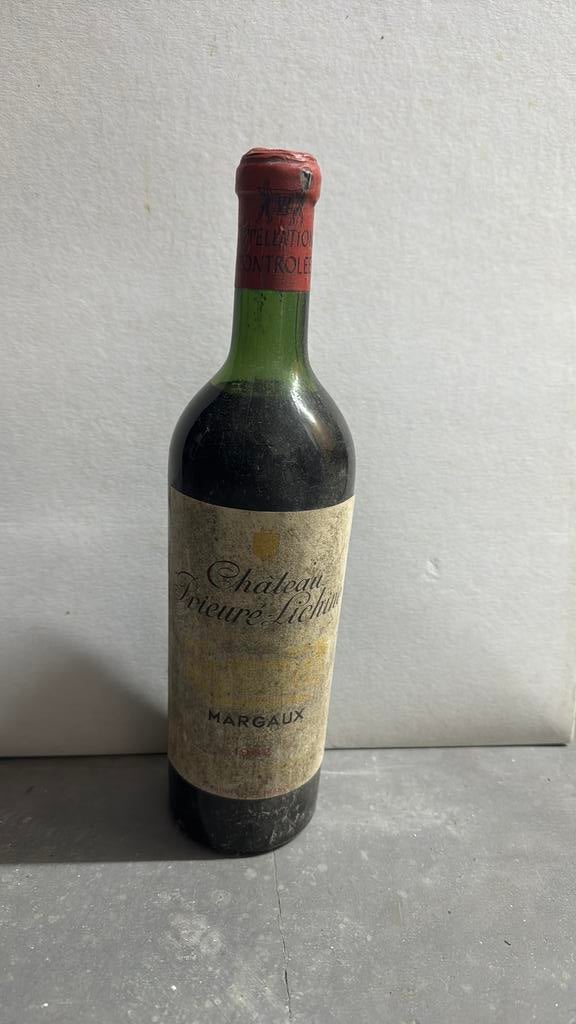 Chateau Prieuré Lichine Margaux 1962, Verzamelen, Wijnen, Ophalen, Zo goed als nieuw