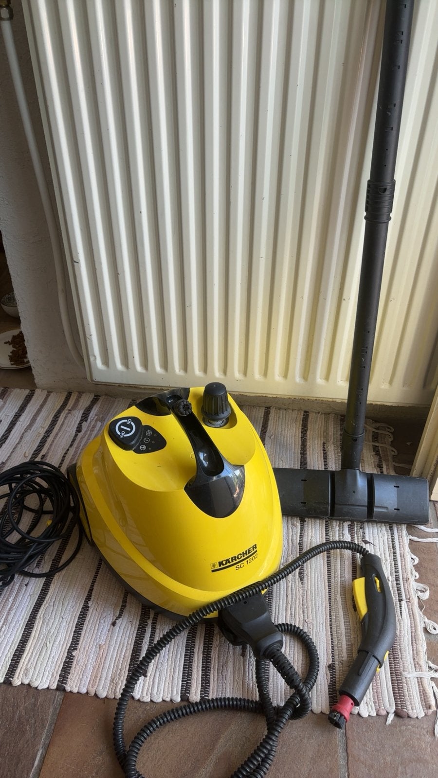 Karcher-stoom, Ophalen, Gebruikt