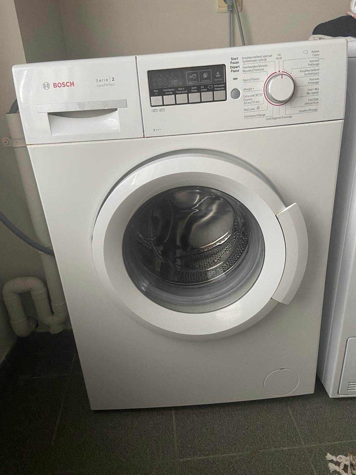 Bosch wasmachine, Electroménager, Lave-linge, 1200 à 1600 tours, 6 à 8 kg, 85 à 90 cm, Chargeur frontal