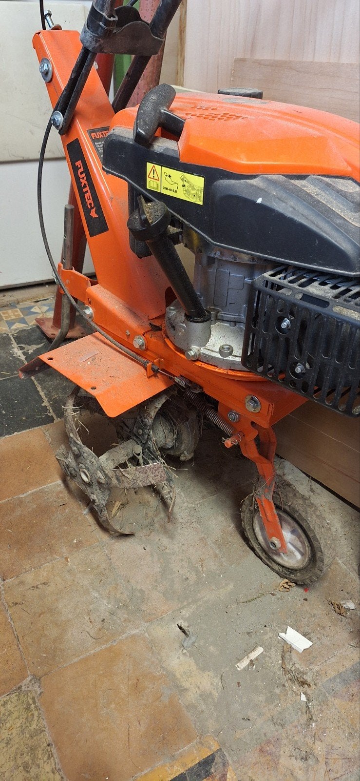tuinfrees fuxtec, Ophalen, Gebruikt, Benzine, Tuinfrees