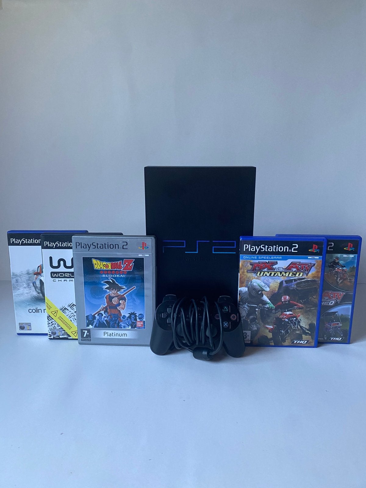 PlayStation 2 Fat SCPH-30004R + 5 Games + Sony Controller, Games en Spelcomputers, Spelcomputers | Sony PlayStation 3, Zo goed als nieuw