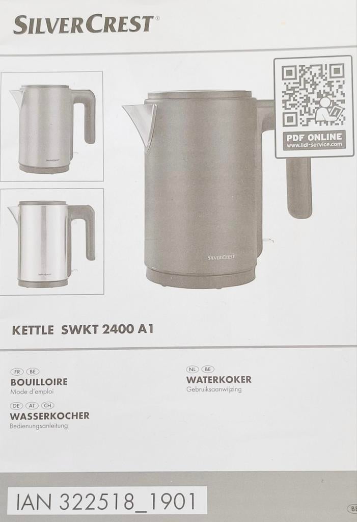 Silvercrest Waterkoker, Ophalen