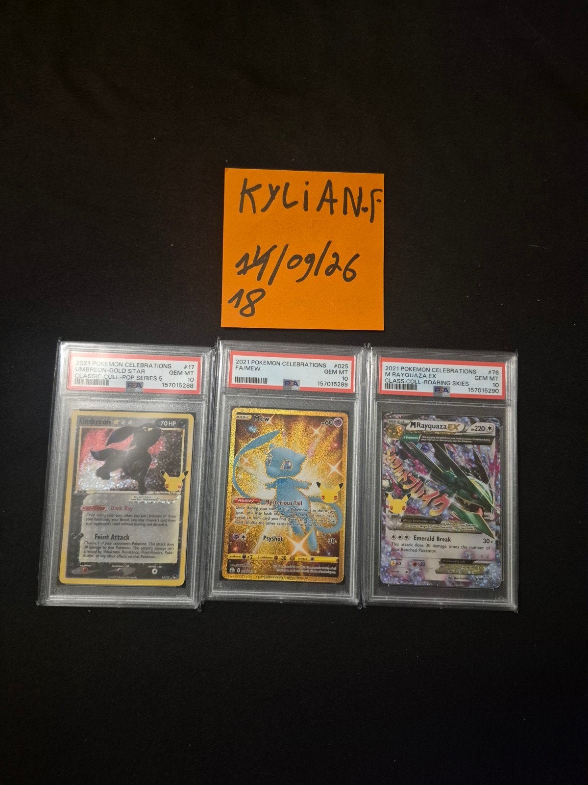 pokemon slabs, Ophalen of Verzenden