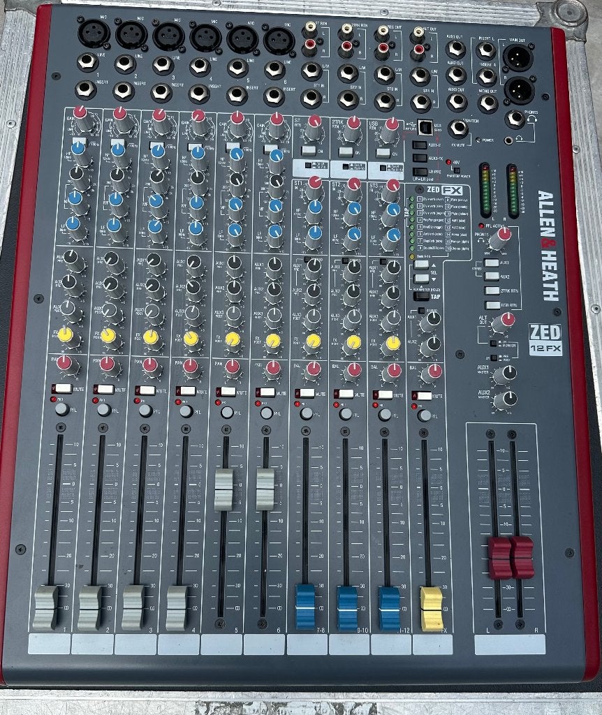Allen & Heath ZED-12FX, Ophalen, Gebruikt, 10 tot 20 kanalen