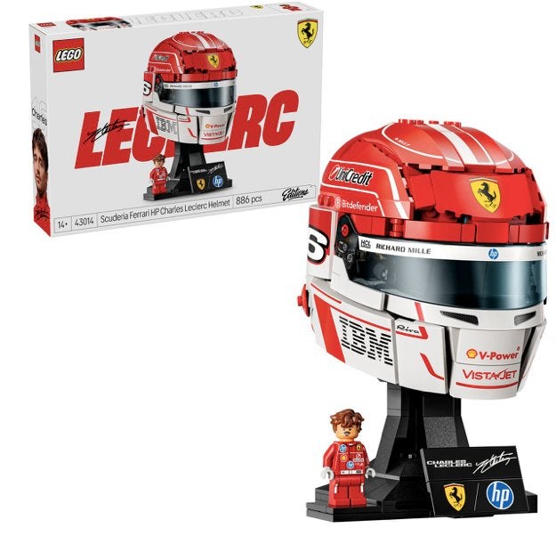 LEGO Scuderia Ferrari HP Helm Charles Leclerc - 43014, Kinderen en Baby's, Speelgoed | Duplo en Lego, Verzenden, Lego, Zo goed als nieuw