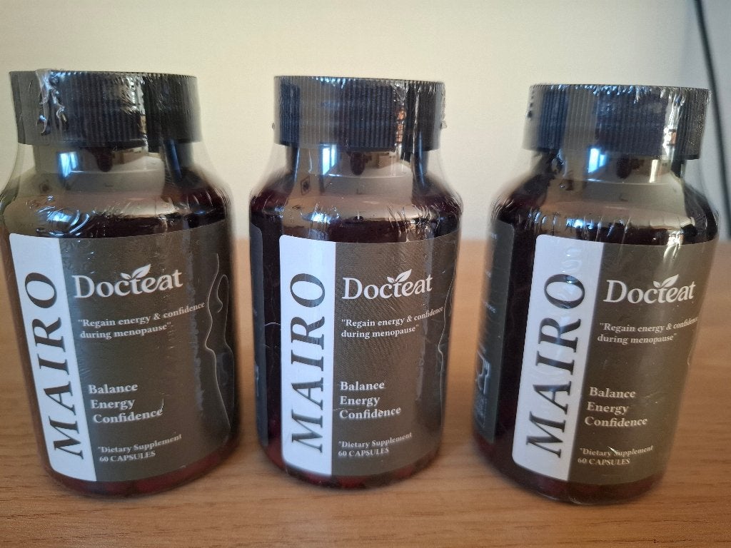 Lot de 3 flacons MENOPAUSE "Docteat" MAIRO, Envoi