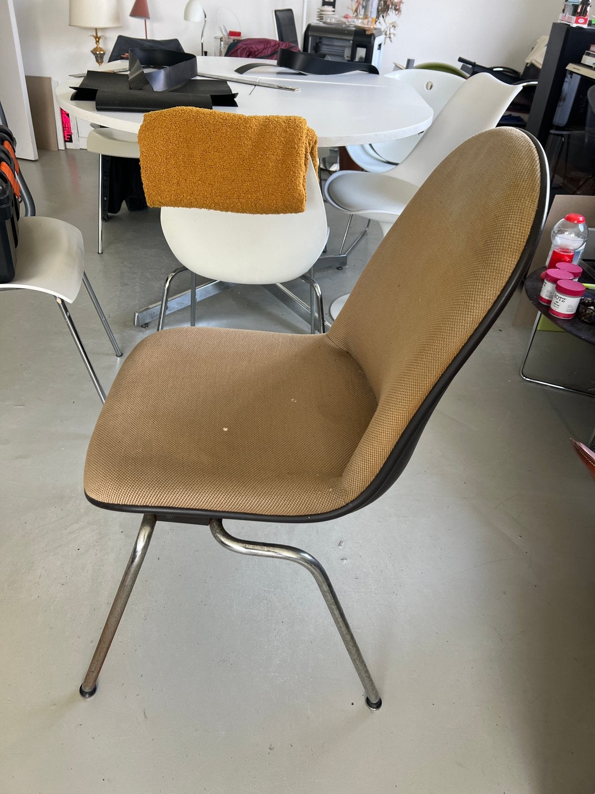 Vintage stoelen 4 stuks, Ophalen, Gebruikt