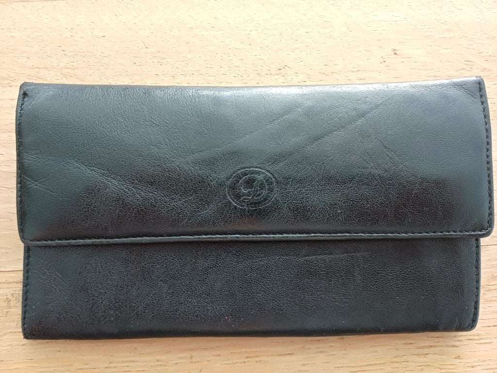 The Bridge - portefeuille en cuir noir, Autres marques, Enlèvement ou Envoi, Comme neuf, Cuir