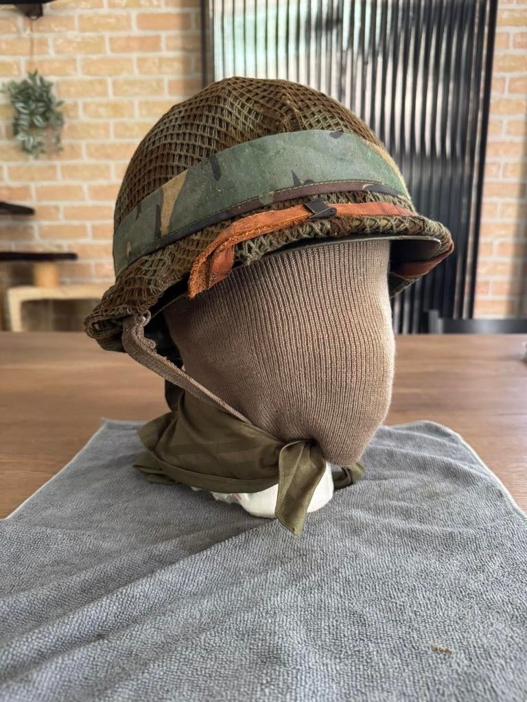 ORIGINELE WO2 M1-HELM (Amerika), Verzenden, Landmacht, Helm of Baret