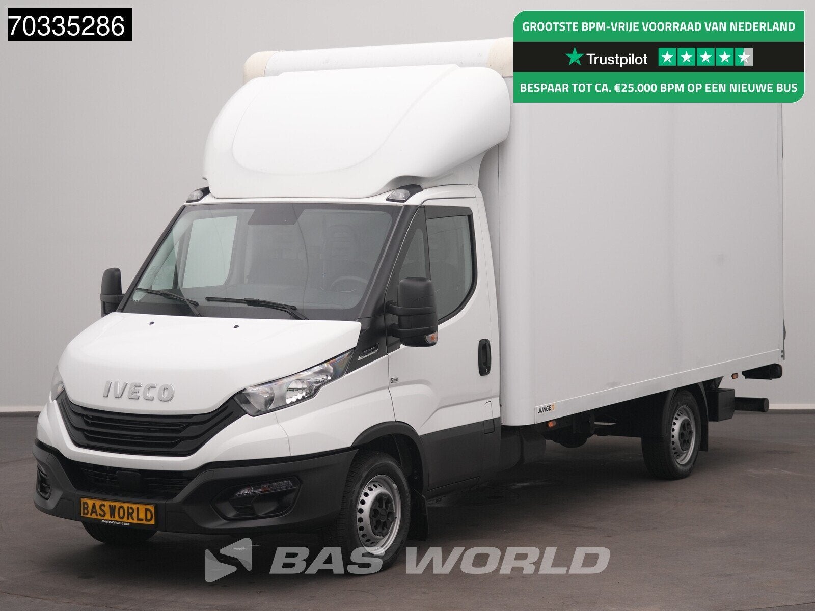 Iveco Daily 35S16 Laadklep Automaat 160PK Bakwagen Airco Cam, Auto's, Automaat, Stof, Gebruikt, Euro 6