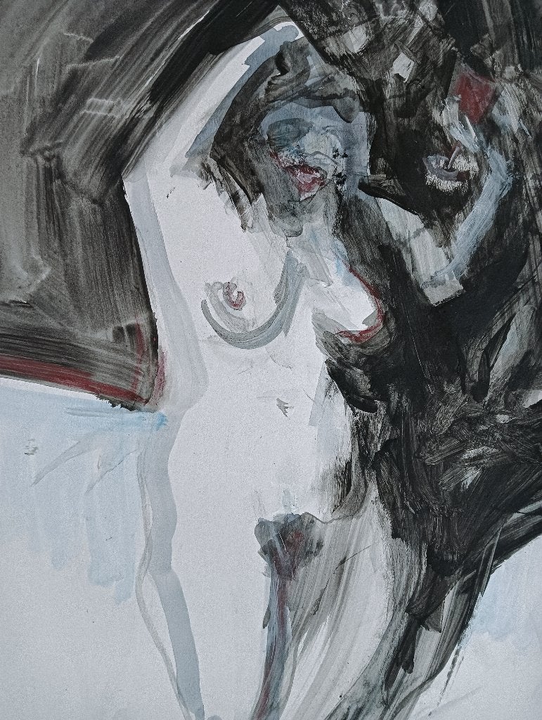 La nuit à la piscine, Antiquités & Art, Art | Peinture | Moderne, Enlèvement ou Envoi, Figures, Peinture acrylique, Laqué/vernis