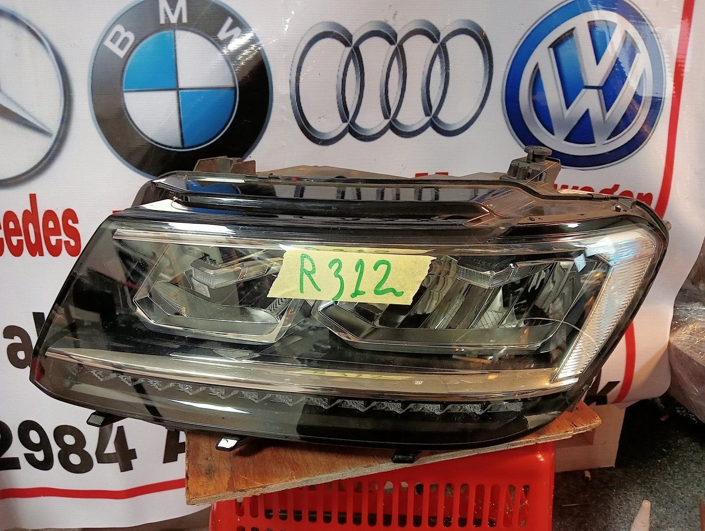 Koplamp VW Tiguan 5NA Voll LED Links Origineel 5NB941035E, Gebruikt, -, Volkswagen, -