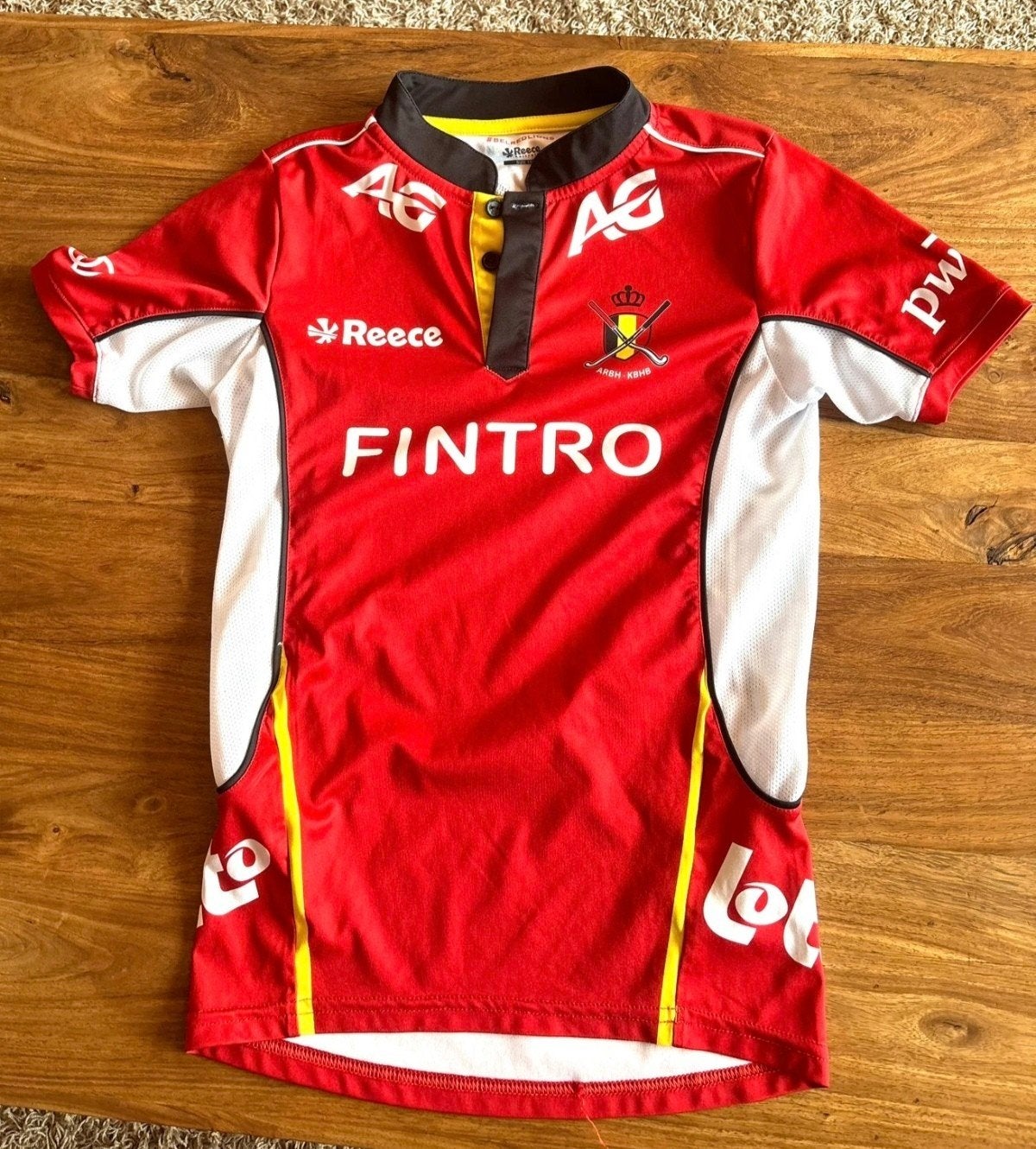 Officieel België Red Lions Hockey Shirt - Reece - Maat 152, Sport en Fitness, Voetbal, Ophalen of Verzenden, Shirt
