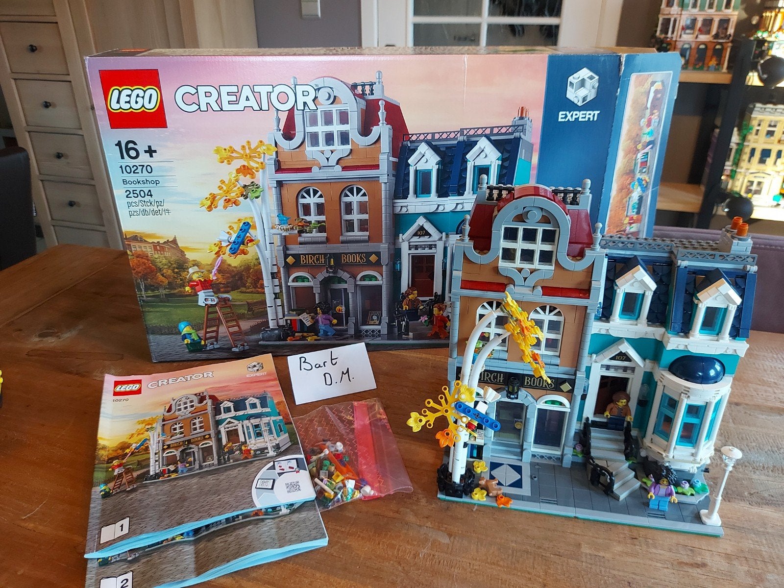 Librairie modulaire Lego Creator 10270 avec boîte et livres, Enlèvement ou Envoi, Complet, Lego, Creator