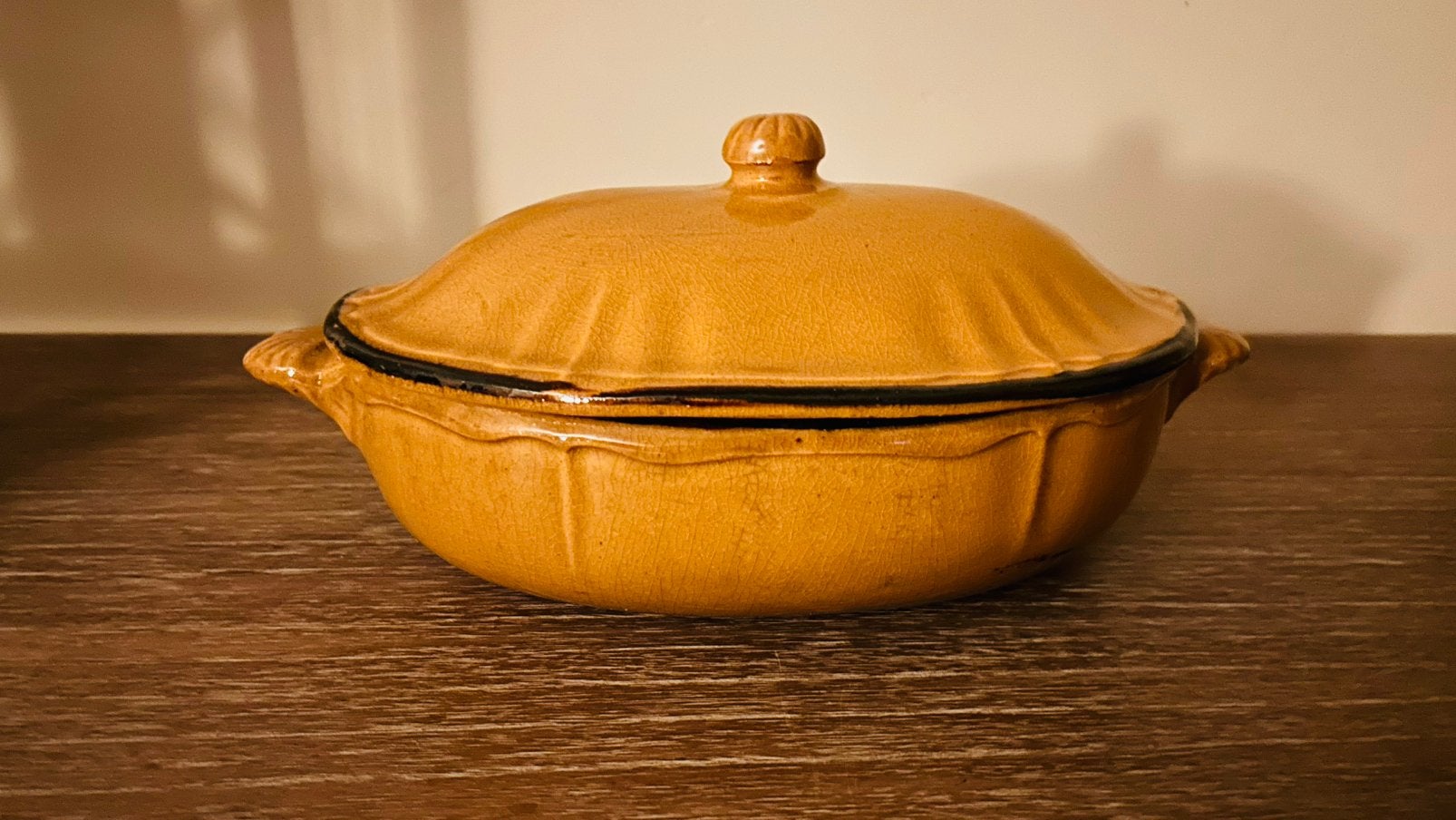 Vintage franse ovenschaal, Huis en Inrichting, Ophalen of Verzenden, Gebruikt, Overige materialen, Overige typen