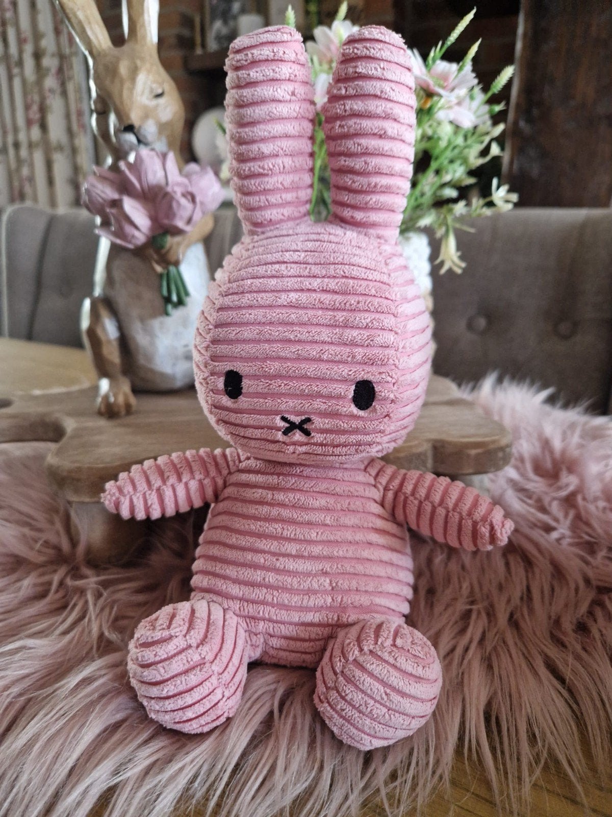 Peluche Miffy de Bon Ton Toys, Enlèvement ou Envoi, Comme neuf, Cadeau d'accouchement