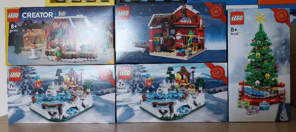 Lego 40338, 40416, 40565 en 40602, Overige thema's, Lego, Nieuw, Ophalen of Verzenden