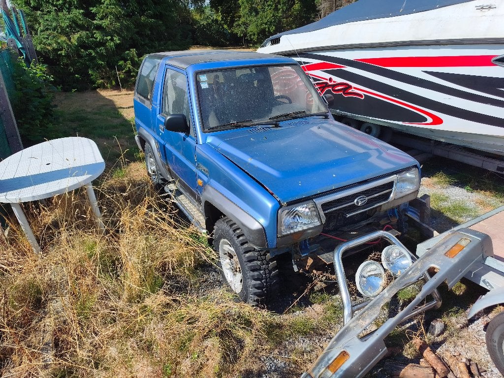 Daihatsu feroza voor onderdelen of opmaak. Start meteen, Auto's, Feroza, Stof, 4 cilinders, 1600 cc