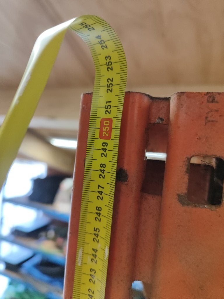 zware  palletstelling, Ophalen