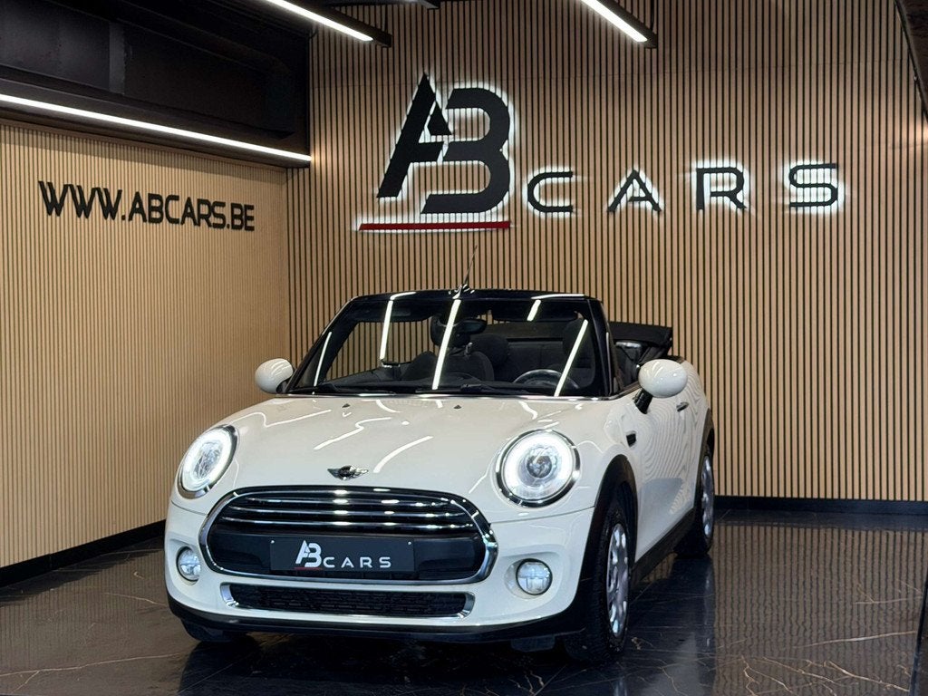 MINI Cooper Cabrio ONE 1.2I * 1 ER PROPRIO * GARANTIE 12 MOI, Gebruikt, Cabriolet, 1198 cc, Wit