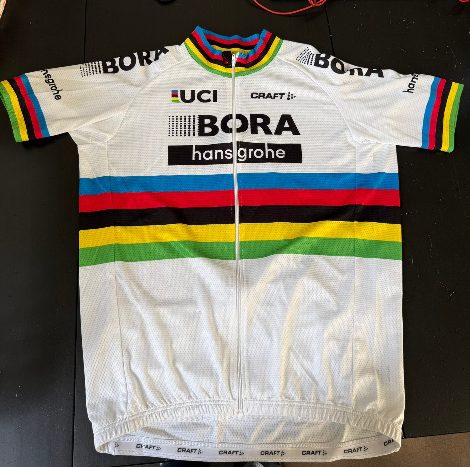 Peter Sagan koerstrui wereldkampioen, Fietsen en Brommers, Ophalen of Verzenden, Zo goed als nieuw, XL