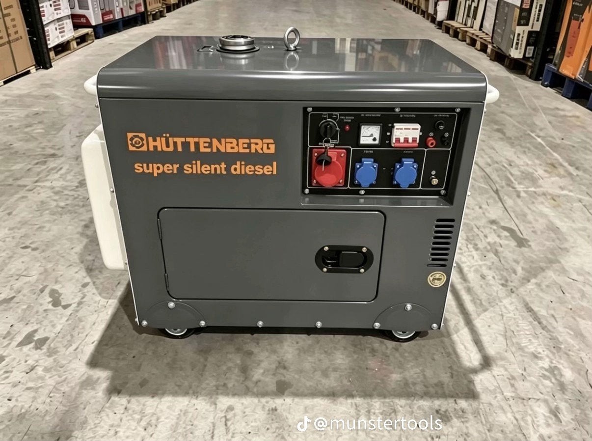 generateur diesel, Doe-het-zelf en Bouw, Aggregaten, Ophalen, Elektrisch startend, Dieselolie, Nieuw