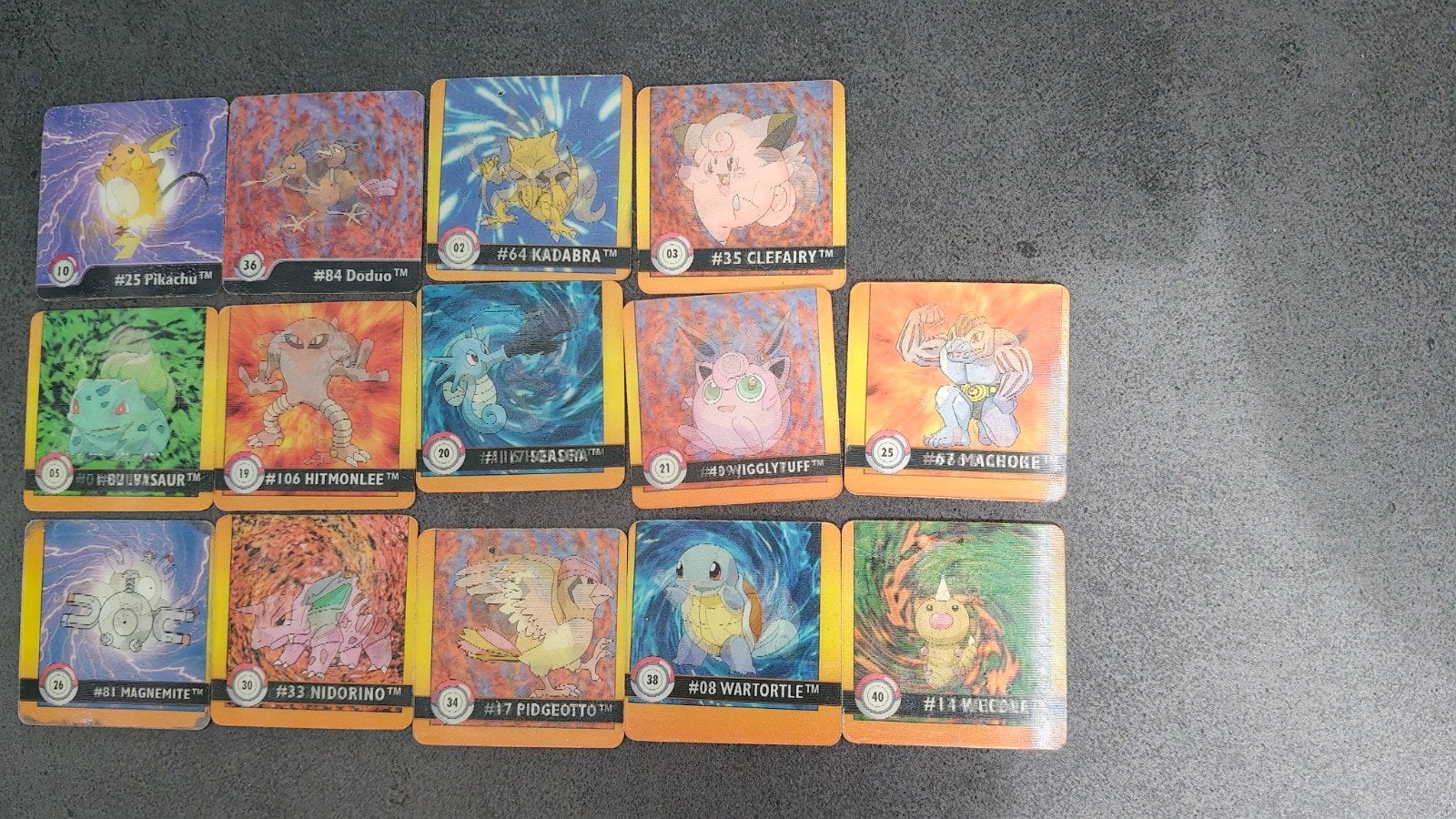 Pokémon action flipz lenticular cards, Ophalen of Verzenden