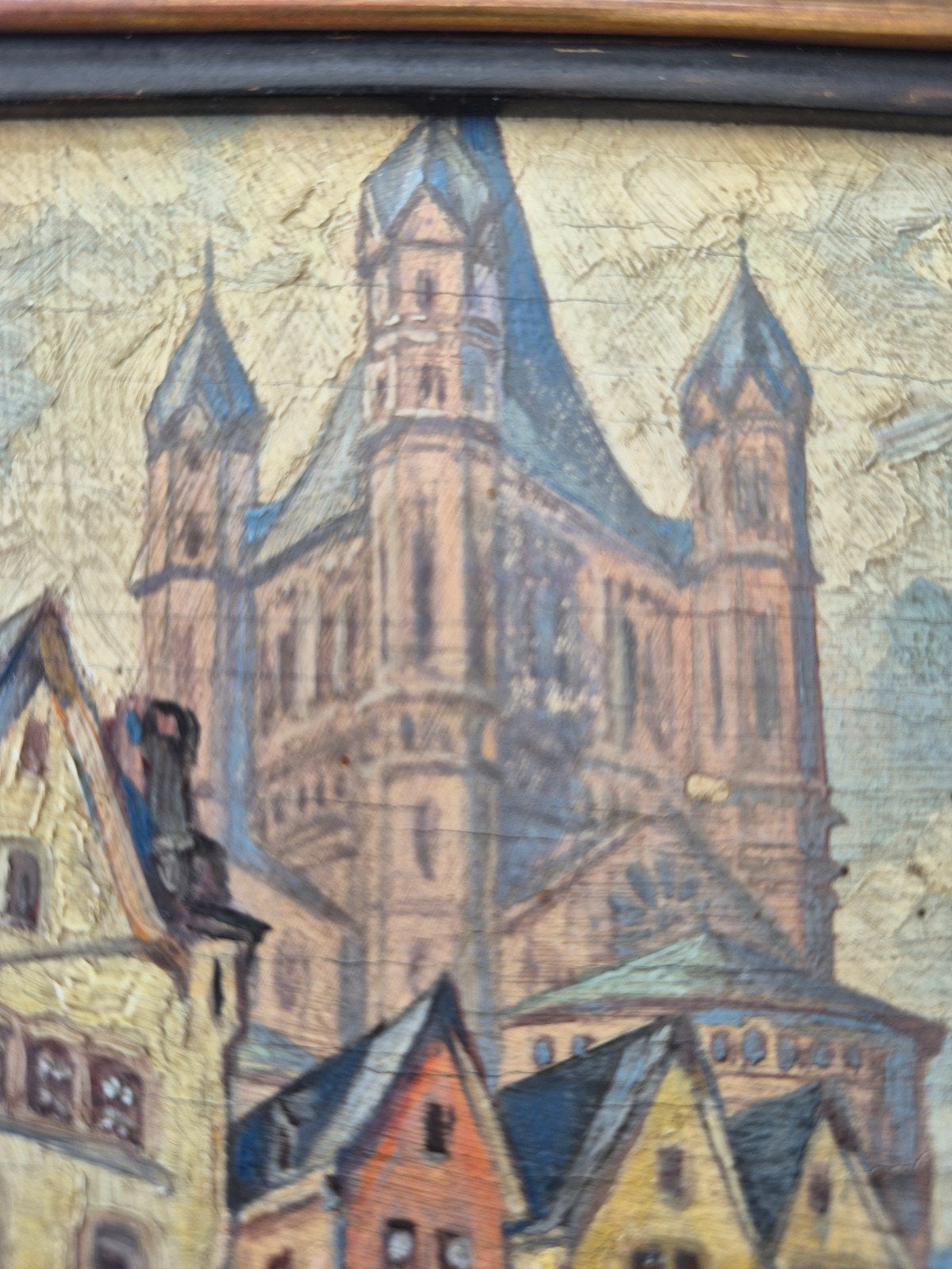 Peinture du XIXe siècle, Antiquités & Art, Œuvre originale, Enlèvement ou Envoi, Peinture à l'huile, Panneau