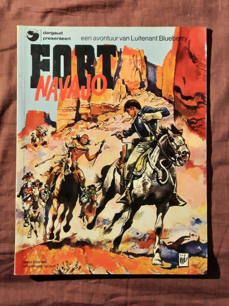 luitenant Blueberry 1: fort Navajo, Eén stripboek, Ophalen of Verzenden, Gelezen