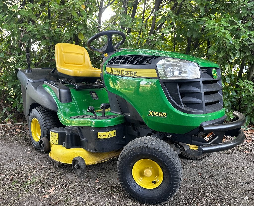 John Deere X166R , als nieuw !, John Deere, Comme neuf, Enlèvement, Démarrage électrique