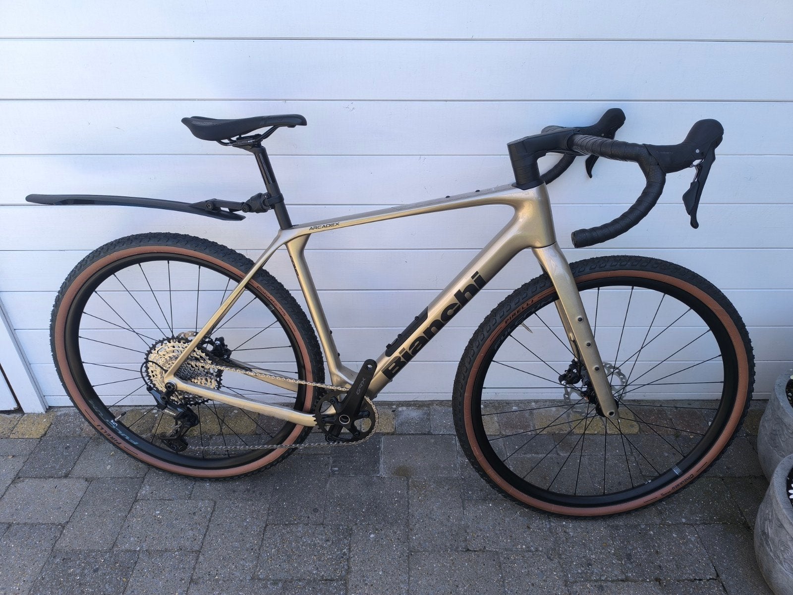 Gravelbike Bianchi arcadex, Ophalen