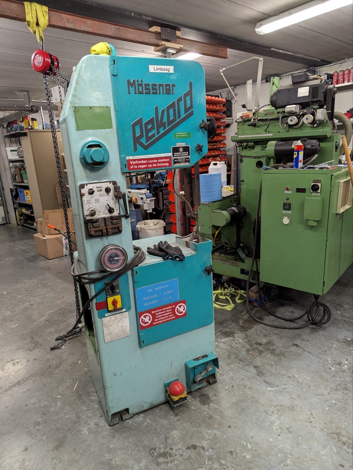 Mossner Record SSF420, Bricolage & Construction, Enlèvement, Utilisé, 1200 watts ou plus, Scie à ruban