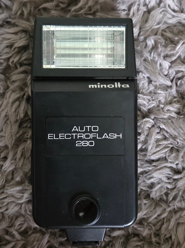 Minolta AUTO ELECTROFLASH 280, Ophalen, Gebruikt, Minolta, Externe flitser